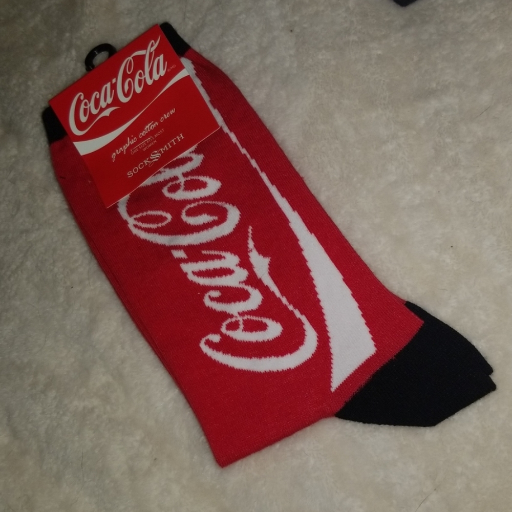 Coca-Cola Cotton Socks NWT